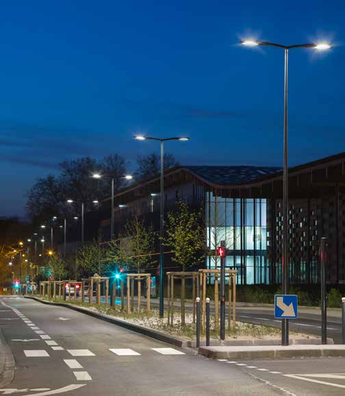 Eclairage LED connecté Interact City - Ville de Besançon